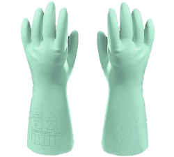 Par de luvas para trabalhos eléctricos de baixa tensão. Par de luvas para trabalhos eléctricos de baixa tensão.