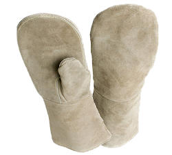 Par de manoplas contra a abrasão. Par de manoplas contra a abrasão.