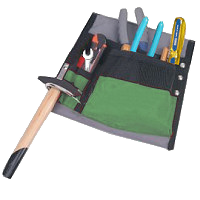 Bolsa porta-ferramentas. Bolsa porta-ferramentas.