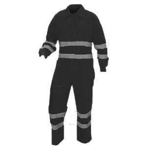 Fato macaco de grande visibilidade, de material reflector. Fato macaco de grande visibilidade, de material reflector.