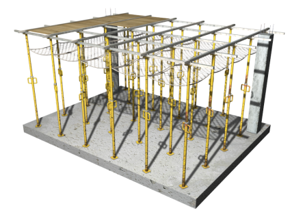 Rede de segurança sob laje com sistema de cofragem contÃnuo Rede de segurança sob laje com sistema de cofragem contÃnuo